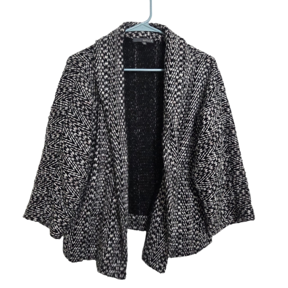 Matty M Women's Open Tweed Blazer Jacket (AK03)